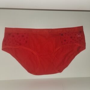 NWT Aerie Red Star Patterned Briefs